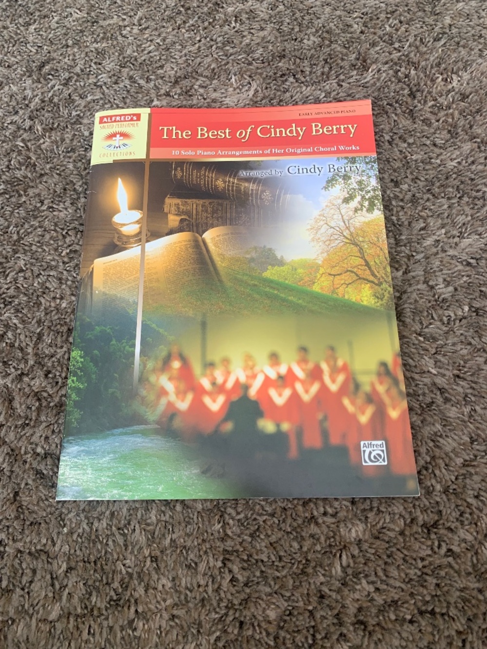The Best of Cindy Berry Sacred Piano Solos Arrangements Book Early Advanced